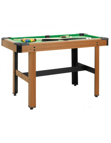 Tavolo da Biliardo 4 Piedi 122x61x76 cm Marrone