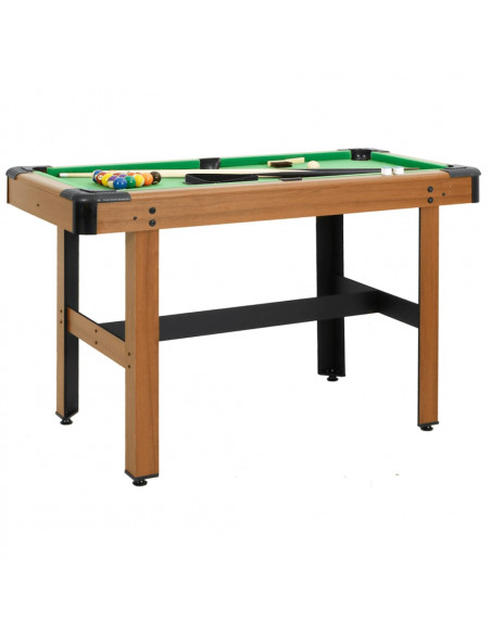 Tavolo da Biliardo 4 Piedi 122x61x76 cm Marrone