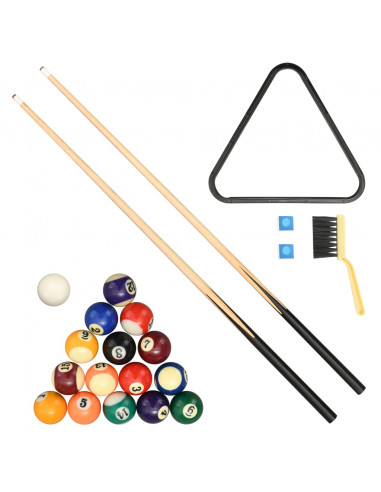 Tavolo da Biliardo 4 Piedi 122x61x76 cm Marrone