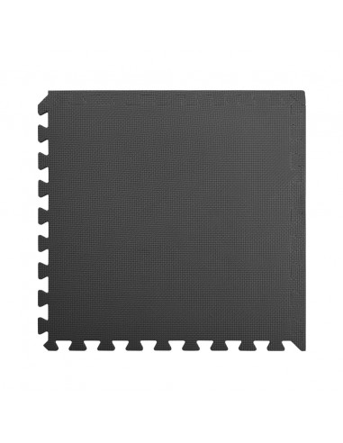 Tappetino a Incastro 12 pz 4,32 m² in Schiuma EVA Nera