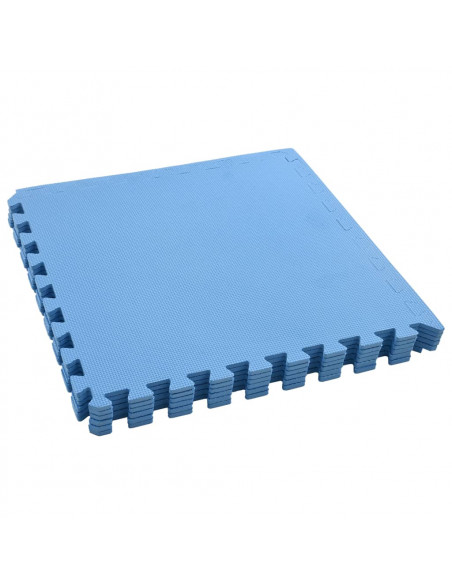 Tappetino a Incastro 6 pz 2,16 m² in Schiuma EVA Blu