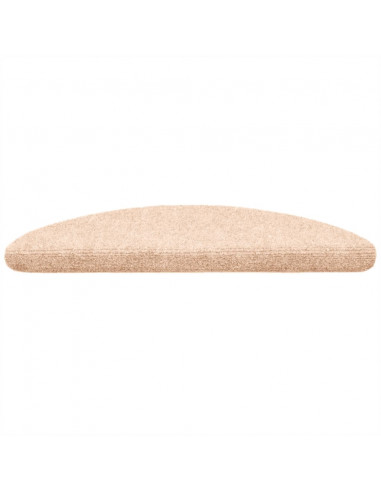 Tappetini Autoadesivi per Scale 15 pz 56x17x3 cm Marrone