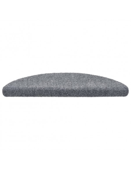 Tappetini Autoadesivi per Scale 15 pz 56x17x3 cm Grigio Chiaro