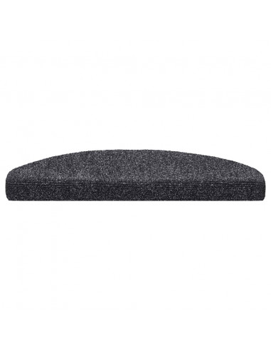 Tappetini Autoadesivi per Scale 15 pz 65x21x4 cm Grigio Scuro