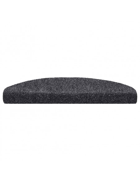 Tappetini Autoadesivi per Scale 15 pz 65x21x4 cm Grigio Scuro