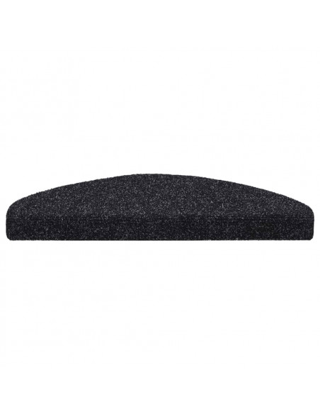 Tappetini Autoadesivi per Scale 15 pz 65x21x4 cm Nero