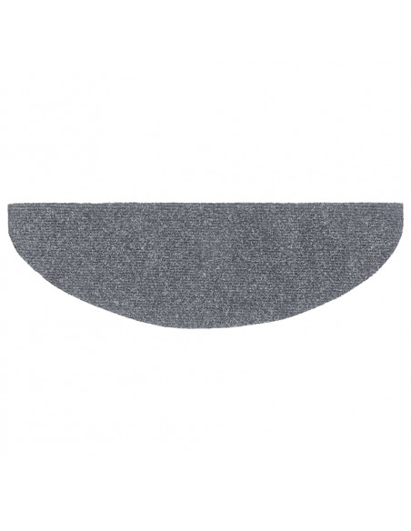 Tappetini Autoadesivi per Scale 15 pz 65x21x4 cm Grigio Chiaro