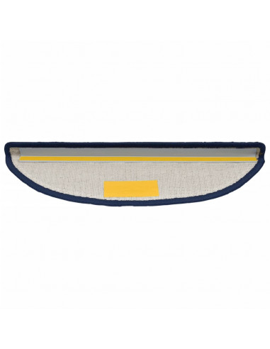 Tappetini per Scale 15 pz Blu 56x17x3 cm