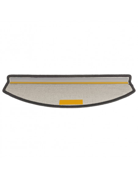 Tappetini per Scale 15 pz Grigio Scuro 65x24x4 cm