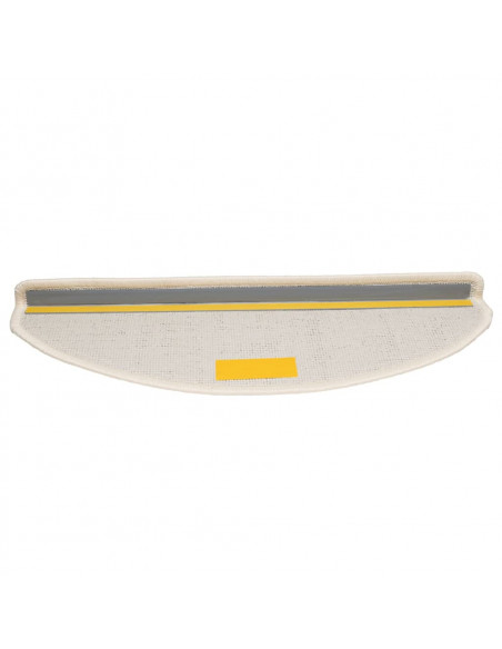 Tappetini per Scale 15 pz Bianchi 65x21x4 cm