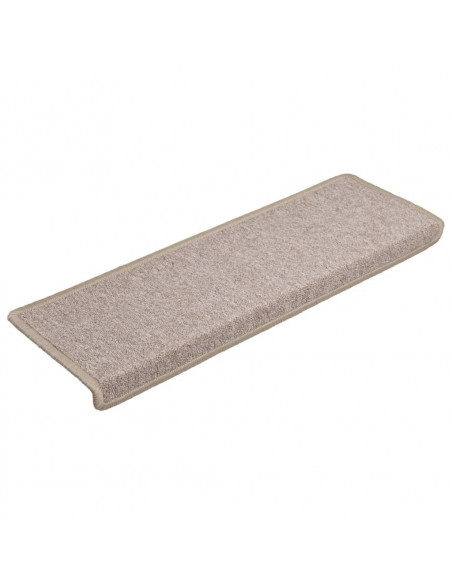 Tappetini per Scale 15 pz 65x21x4 cm Grigio Talpa