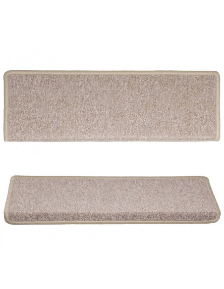 Tappetini per Scale 15 pz 65x21x4 cm Grigio Talpa