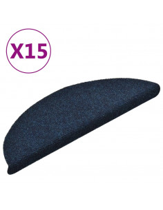 Tappetini Autoadesivi Scale 15 pz Blu 56x17x3 cm Agugliati 2