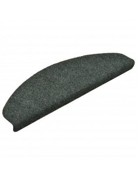 Tappetini Autoadesivi Scale 15 pz Verdi 65x21x4 cm Agugliati
