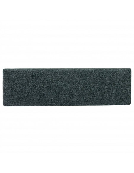 Tappetini per Scale Tessuto Agugliato 15 pz 65x21x4 cm Marroni