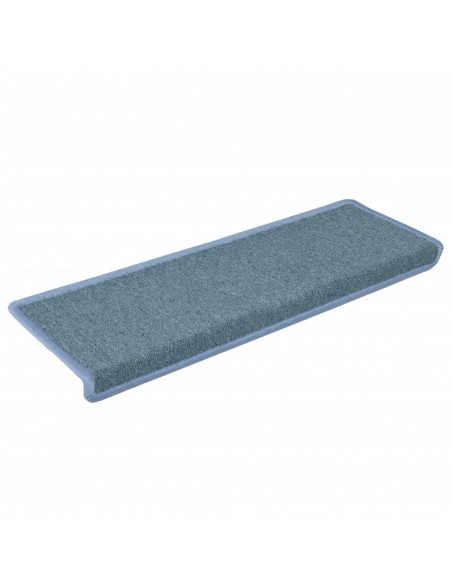 Tappetini per Scale 15 pz 65x21x4 cm Blu