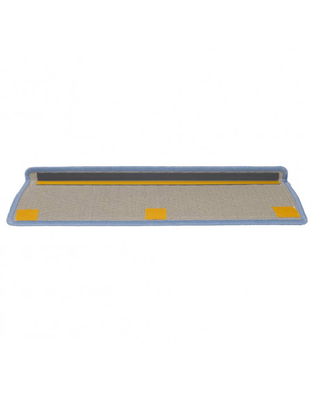 Tappetini per Scale 15 pz 65x21x4 cm Blu