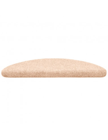 Tappetini Scale Adesivi 10 pz 56x17x3 cm Marroni Agugliati