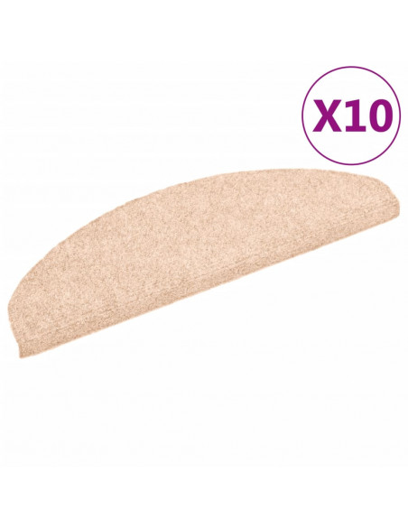 Tappetini Adesivi per Scale 10 pz Marroni 65x21x4 cm Agugliati