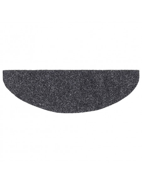 Tappetini Scale Adesivi 5 pz 65x21x4 cm Grigio Scuro Agugliati
