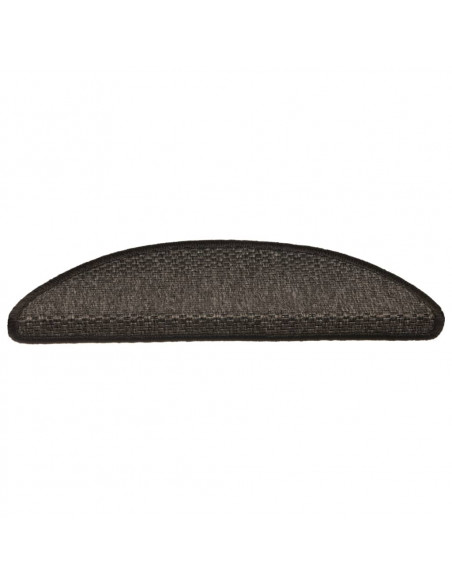 Tappeti Autoadesivi Scale Aspetto Sisal 15 pz 56x17x3 cm
