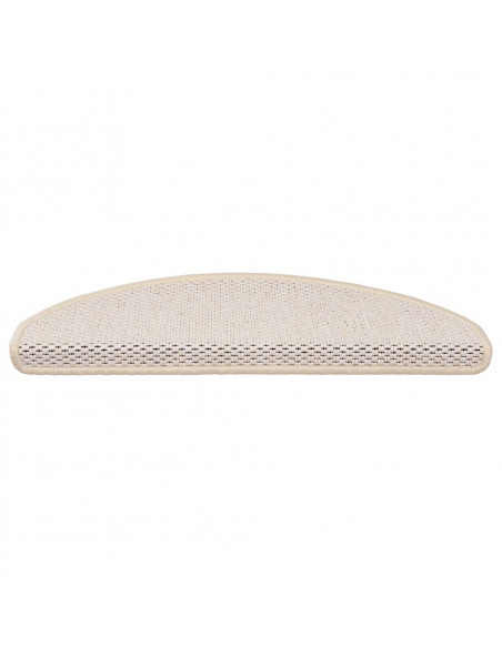 Tappeti Autoadesivi Scale Aspetto Sisal 15 pz 65x21x4cm Berbero