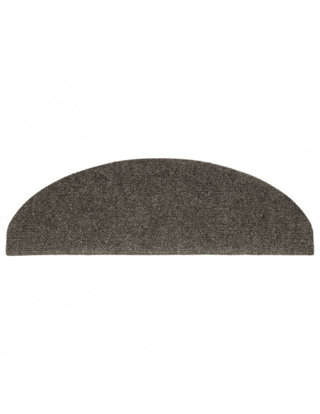 Tappetini per Scale 5 pz Antracite 65x21x4 cm Agugliati