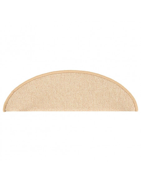 Tappetini per Scale 15 pz Crema 56x17x3 cm