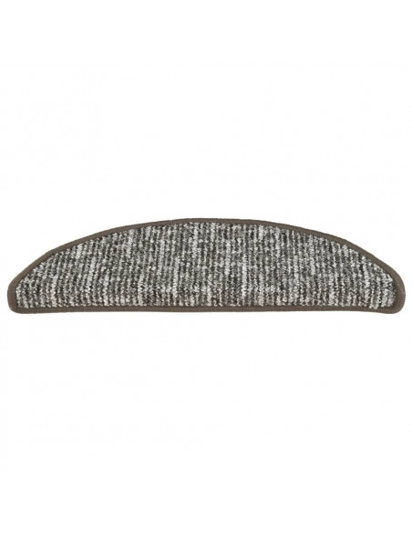 Tappetini per Scale 15 pz Antracite 56x17x3 cm