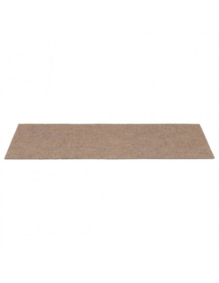 Tappeti Adesivi Rettangolari per Scale 15 pz 60x25 cm Nocciola