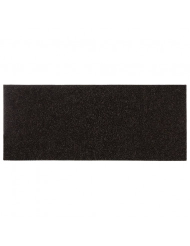 Tappeti Adesivi Rettangolari Scale 15 pz 60x25 cm Marrone Scuro