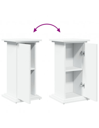 Supporto Espositivo Portaoggetti Bianco 31x30x60 cm Truciolato