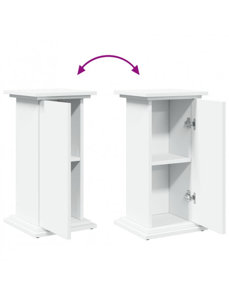 Supporto Espositivo Portaoggetti Bianco 31x30x60 cm Truciolato