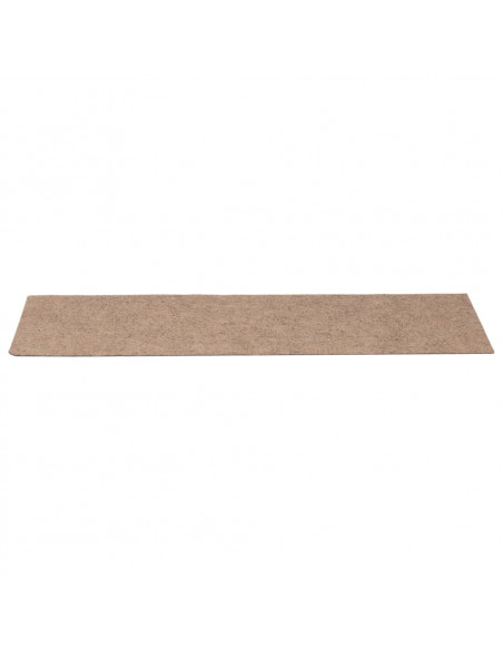 Tappeti Adesivi Rettangolari Scale 15 pz 76x20cm Marrone Chiaro