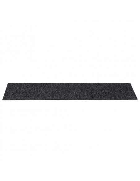 Tappeti Adesivi Rettangolari per Scale 15 pz 76x20 cm Grigio