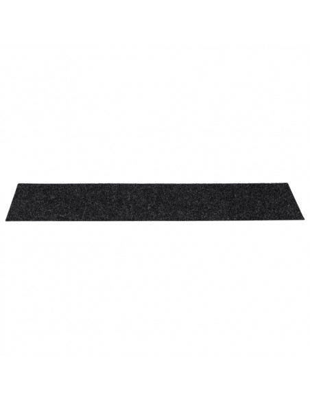 Tappeti Adesivi Rettangolari per Scale 15 pz 76x20 cm Neri