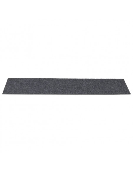 Tappeti Adesivi Rettangolari Scale 15 pz 76x20 cm Grigio Chiaro