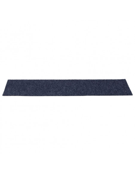 Tappeti Adesivi Rettangolari per Scale 15 pz 76x20cm Blu Grigio