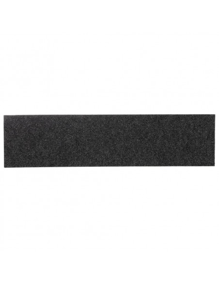 Tappetini Autoadesivi per Scale 15 pz 76x20 cm Antracite