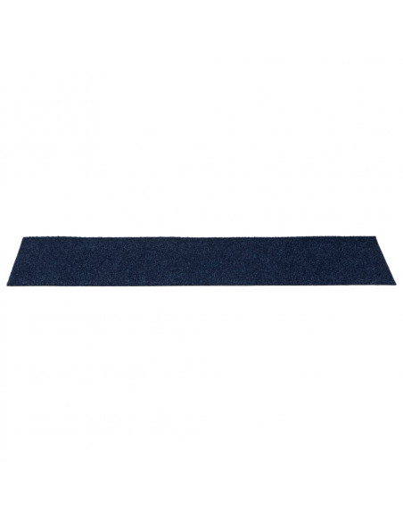 Tappeti Adesivi Rettangolari per Scale 15 pz 76x20 cm Blu