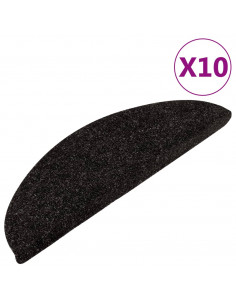 Tappeti Autoadesivi per Scale 15 pz 56x17x3 cm Antracite 2