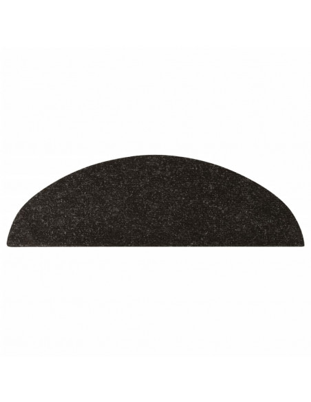 Tappeti Autoadesivi per Scale 15 pz 56x17x3 cm Antracite