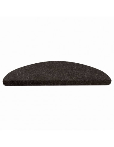 Tappeti Adesivi per Scale 15 pz 56x17x3 cm Nero