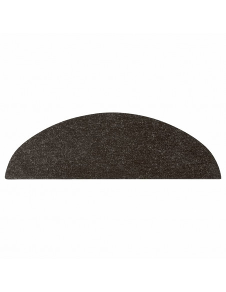 Tappeti Adesivi per Scale 15 pz 56x17x3 cm Nero