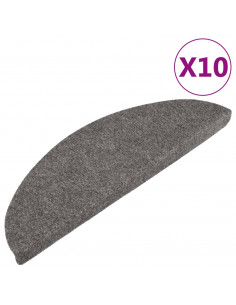 Tappeti Adesivi per Scale 15 pz 56x17x3 cm Grigi 2