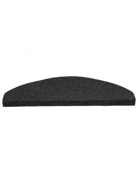 Tappetini Autoadesivi per Scale 15 pz 65x22,5x3,5 cm Neri