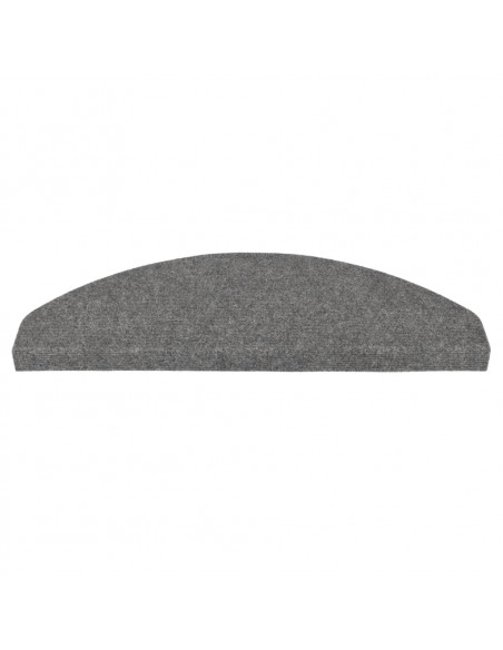 Tappetini Autoadesivi per Scale 15 pz 65x22,5x3,5 cm Grigi