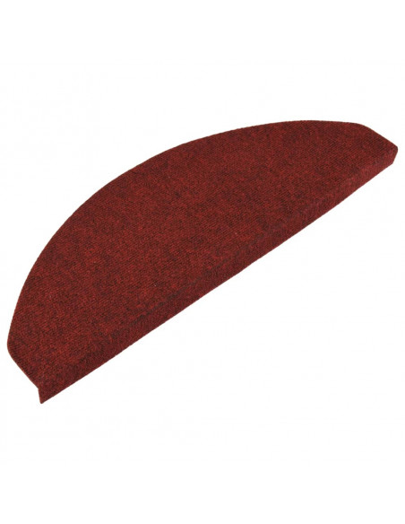 Tappetini Autoadesivi per Scale 15 pz 65x22,5x3,5 cm Rossi