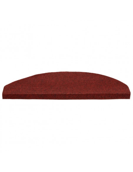 Tappetini Autoadesivi per Scale 15 pz 65x22,5x3,5 cm Rossi