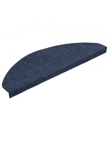 Tappetini Autoadesivi per Scale 15 pz 65x22,5x3,5 cm Blu